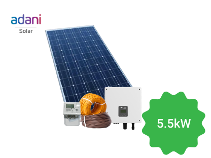 Adani Solar Bundle 5.5kW (5.65kW) VVK