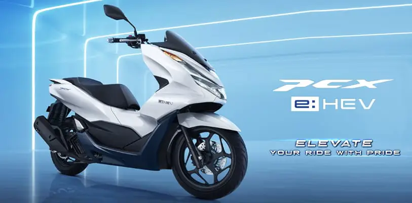 Honda PCX e: HEV Hybrid Scooter